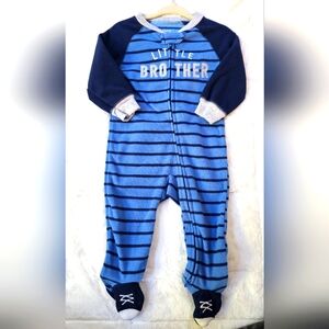 Carter's 9M Little Brother Footie PJs